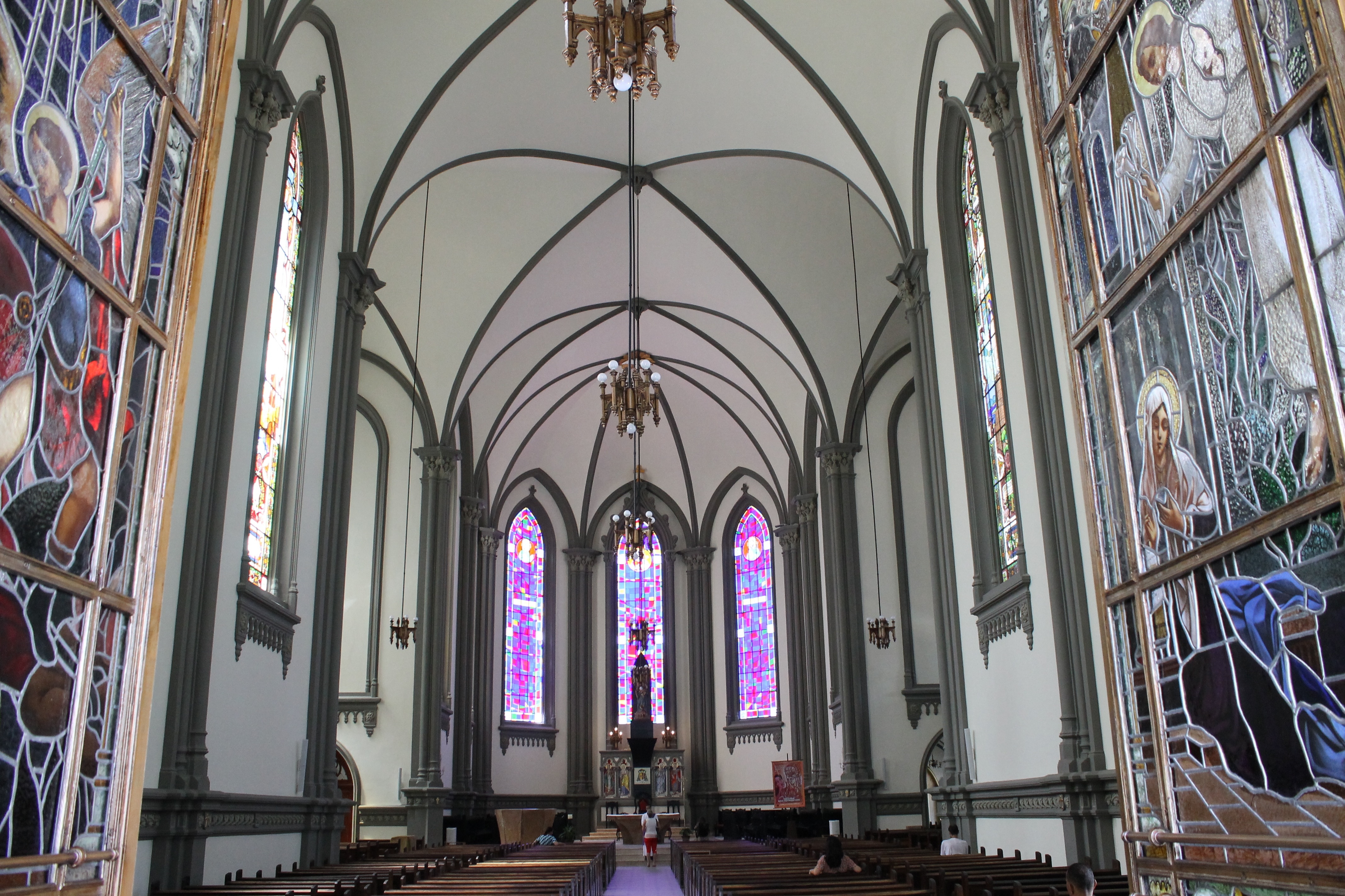 photography of cathedral interior