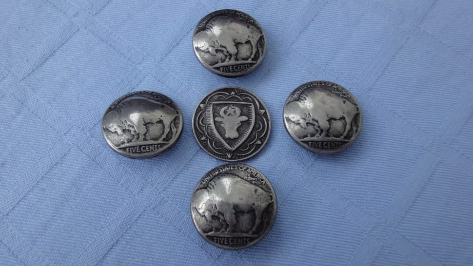 four silver buffalo coins preview