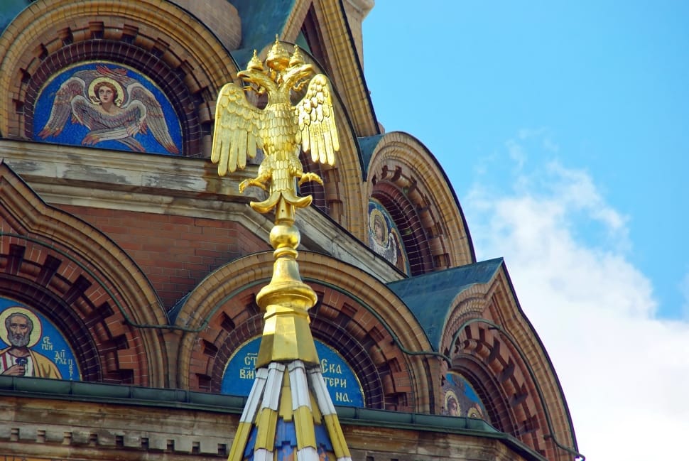 brass eagle statue preview