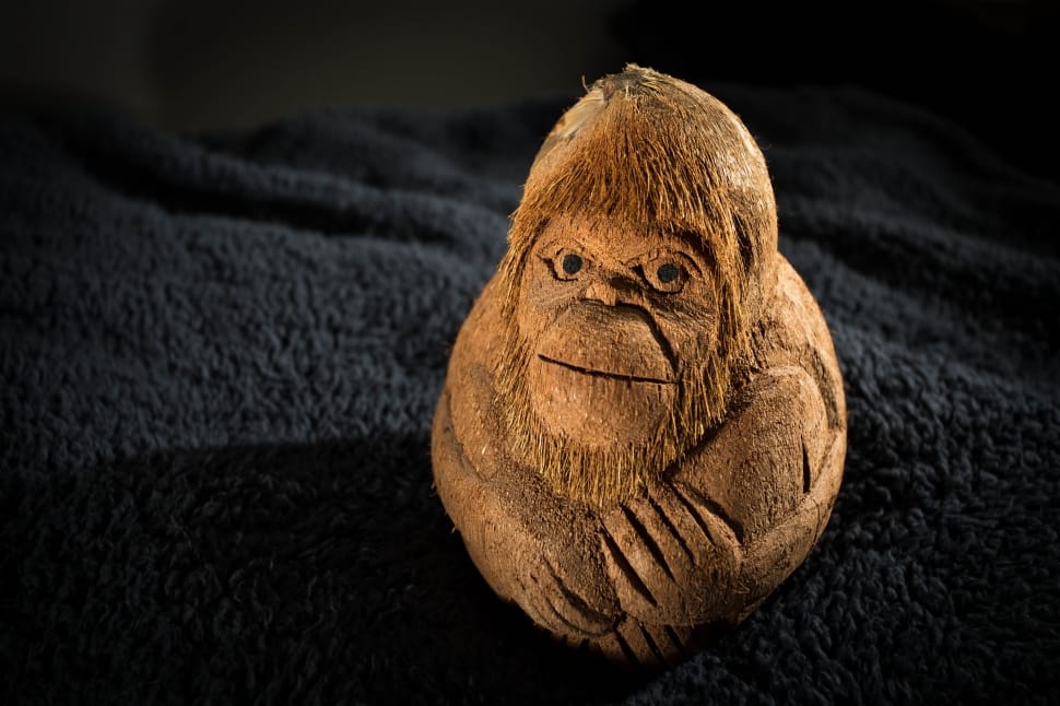 primates wooden sculpture preview