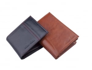 two leather bifold wallets thumbnail