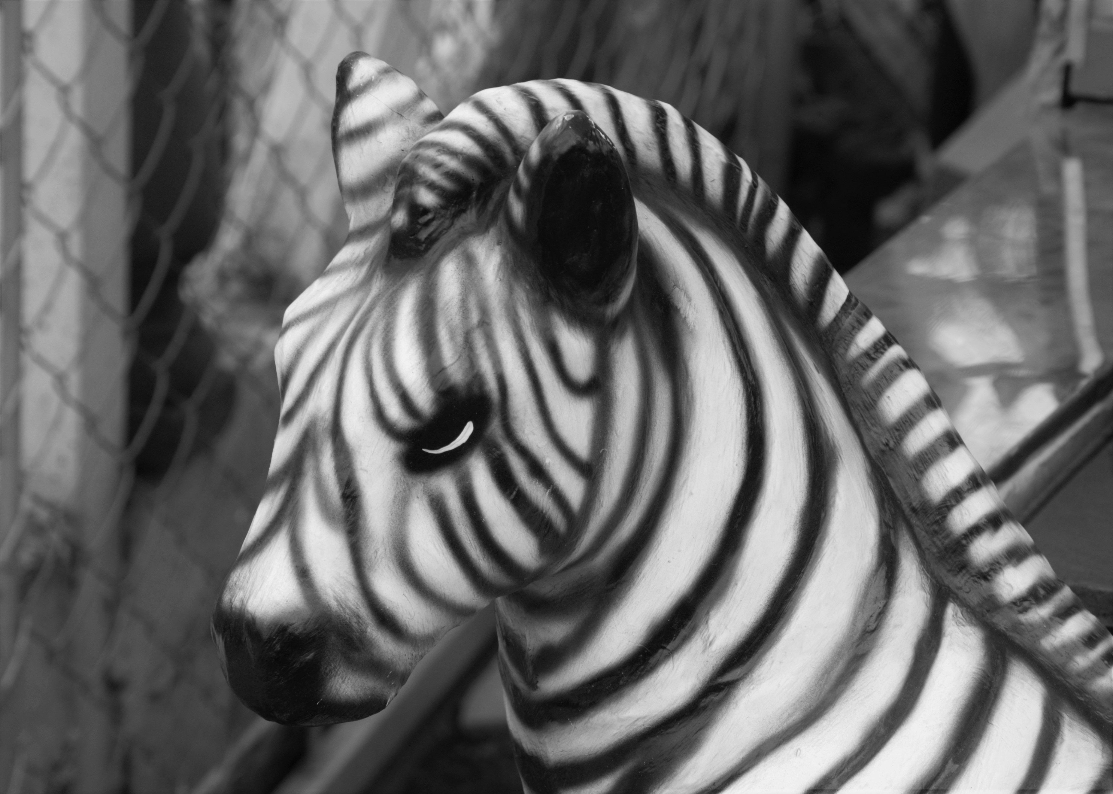 ceramic zebra