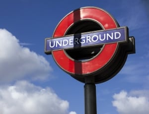 red black and blue underground round signage thumbnail