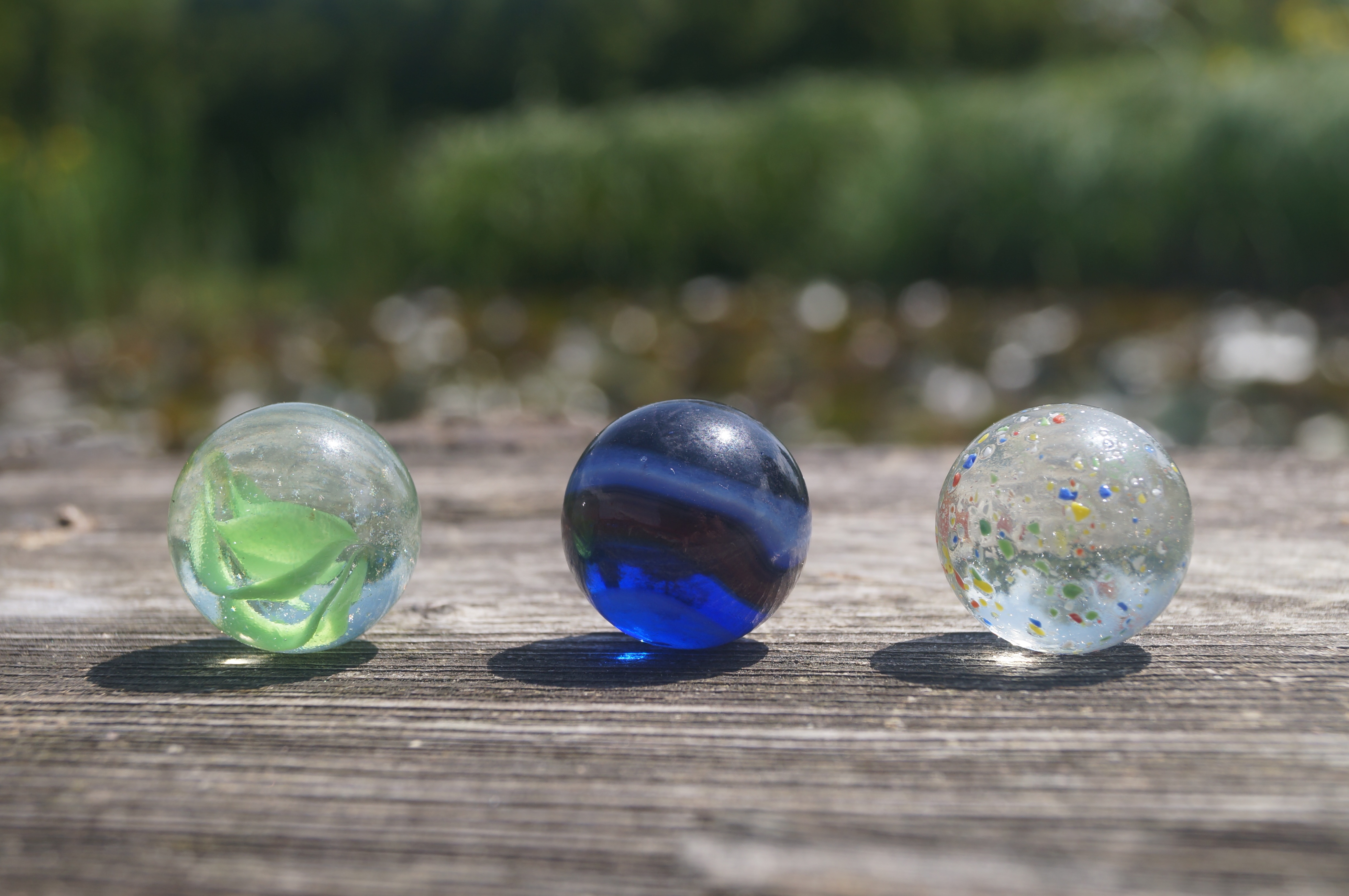 3 marbles