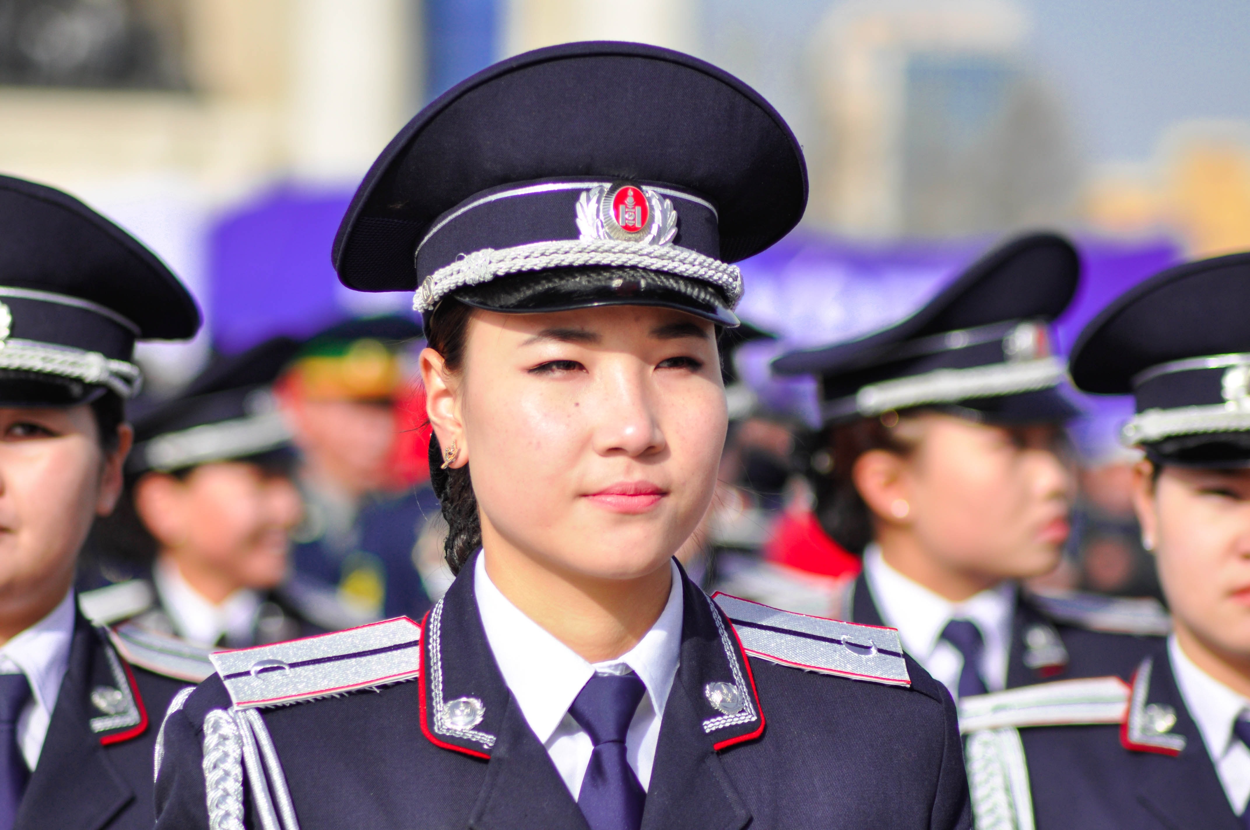 woman wearing police uniform