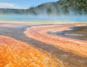 Landscape, Yellowstone, Thermal, geyser, hot spring thumbnail