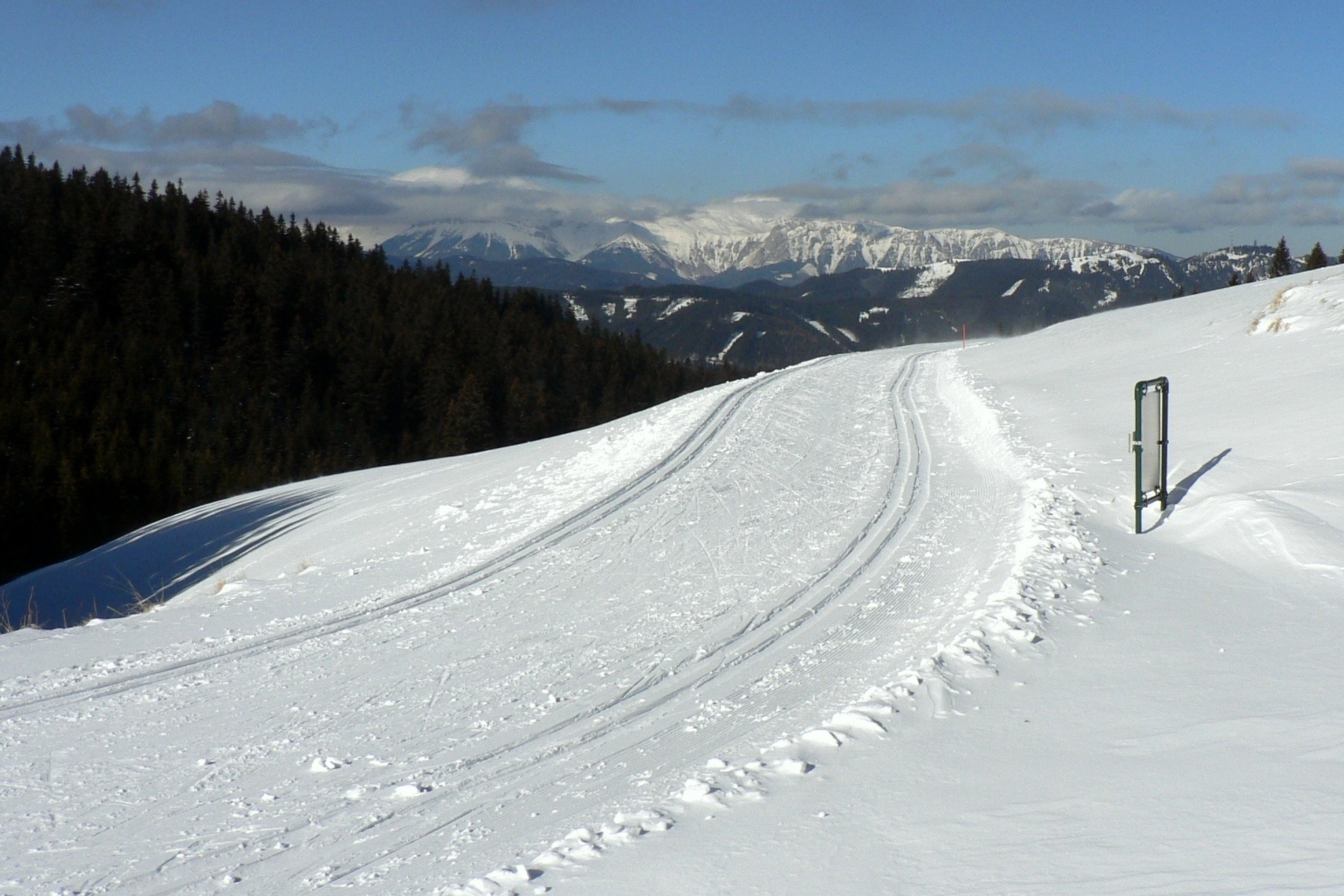 1360x768 wallpaper | snow pathway | Peakpx