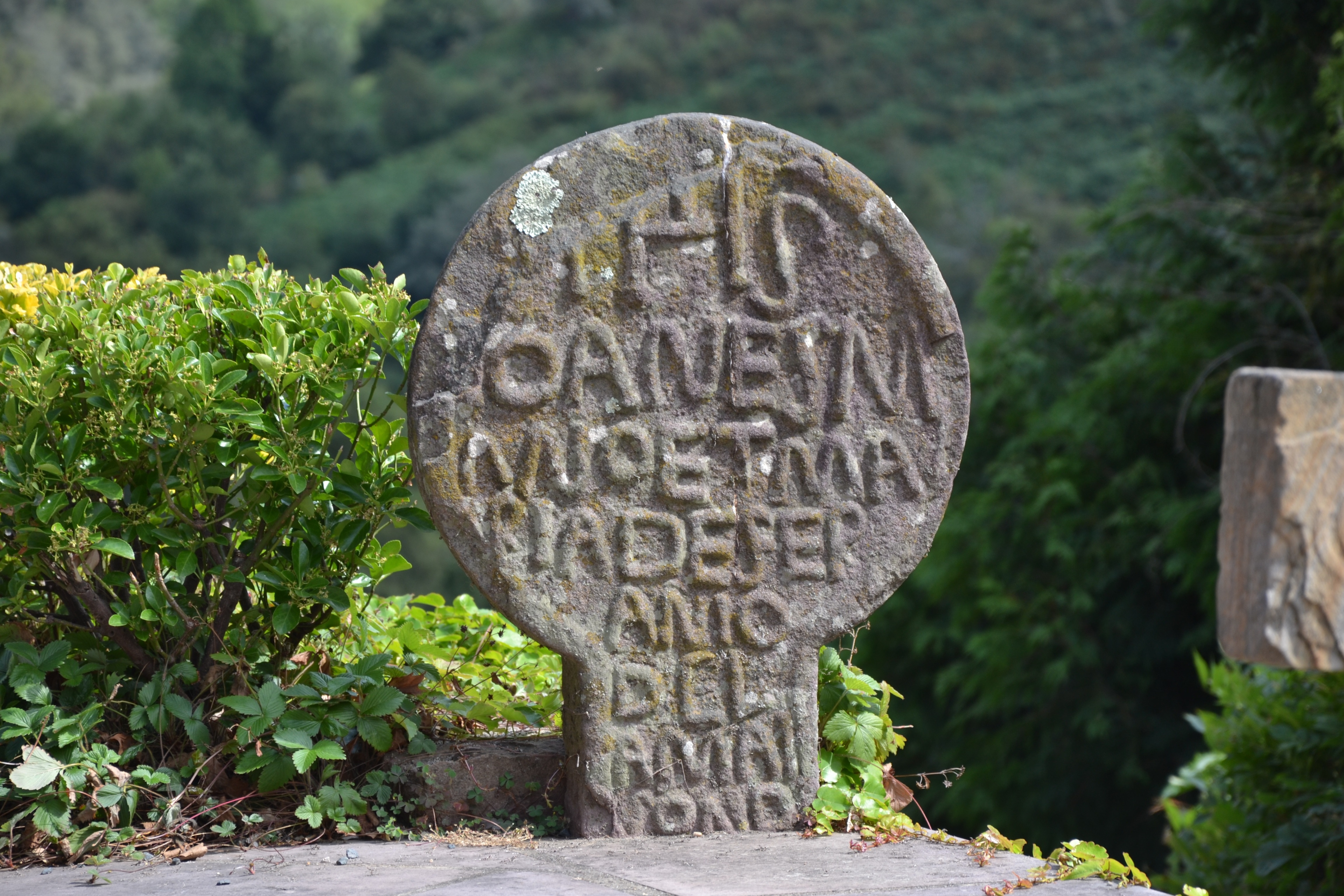 gray concrete stone fragment