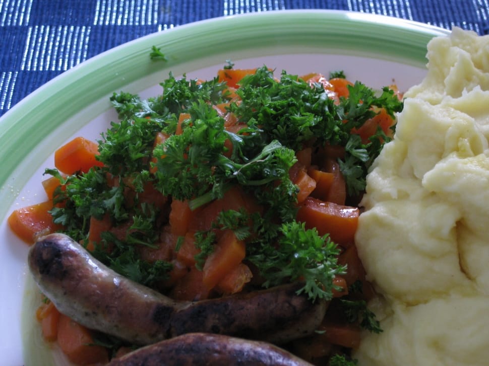 cwcelery sausage carrots and mashed potatoes preview