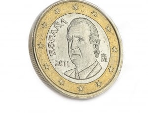 gold and silver espana 2011 round coin thumbnail