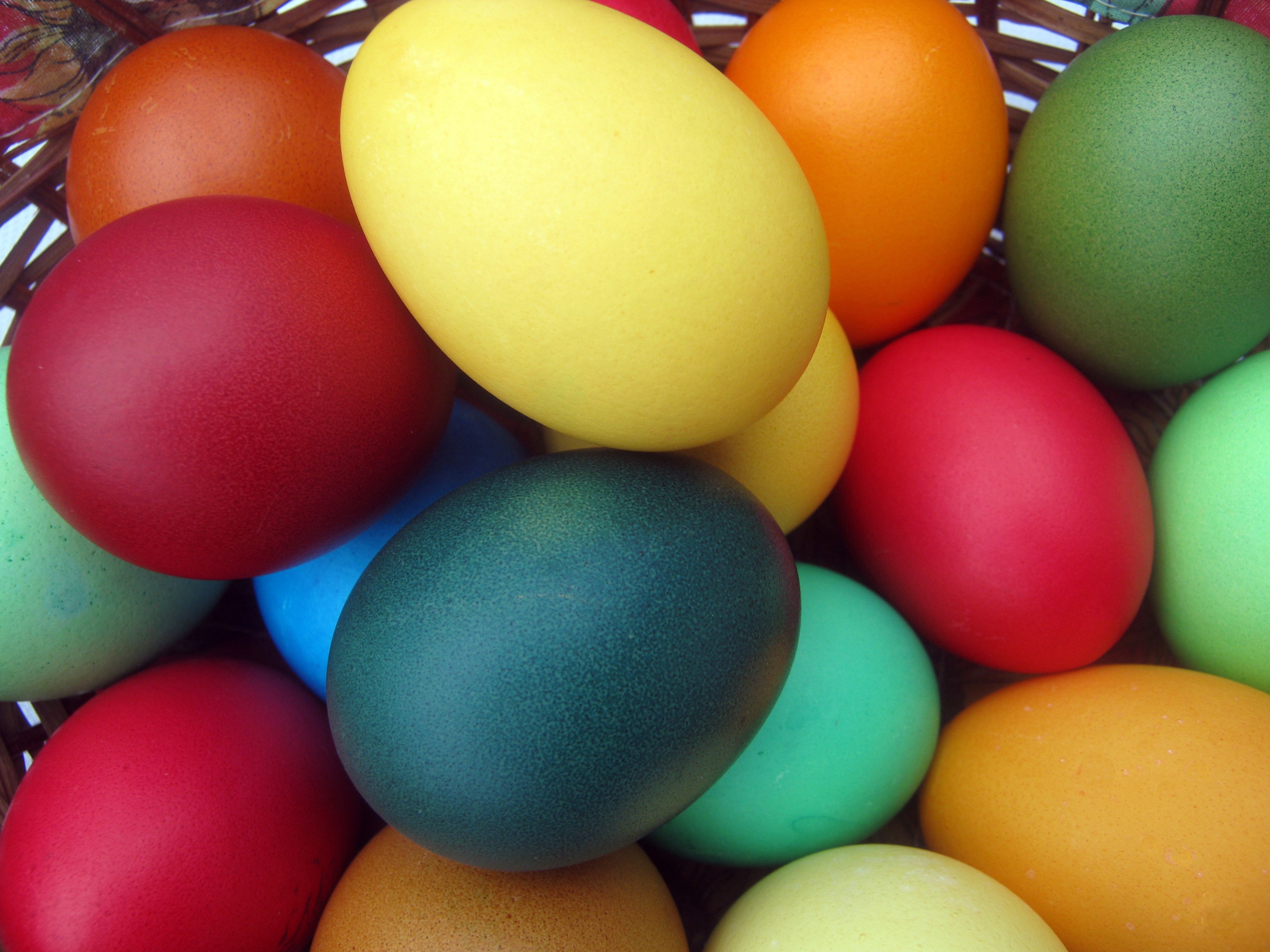 assorted colored egg lot