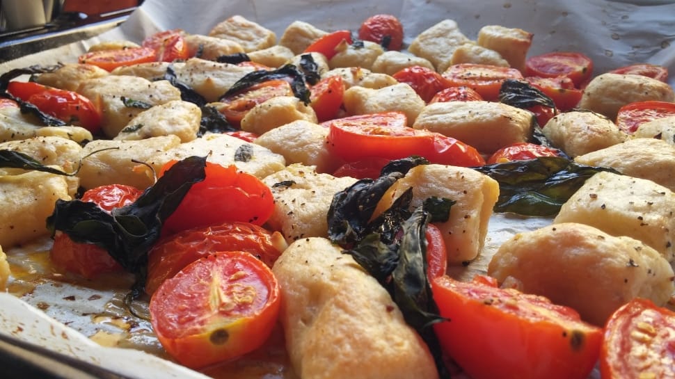 baked pies with tomatoes preview