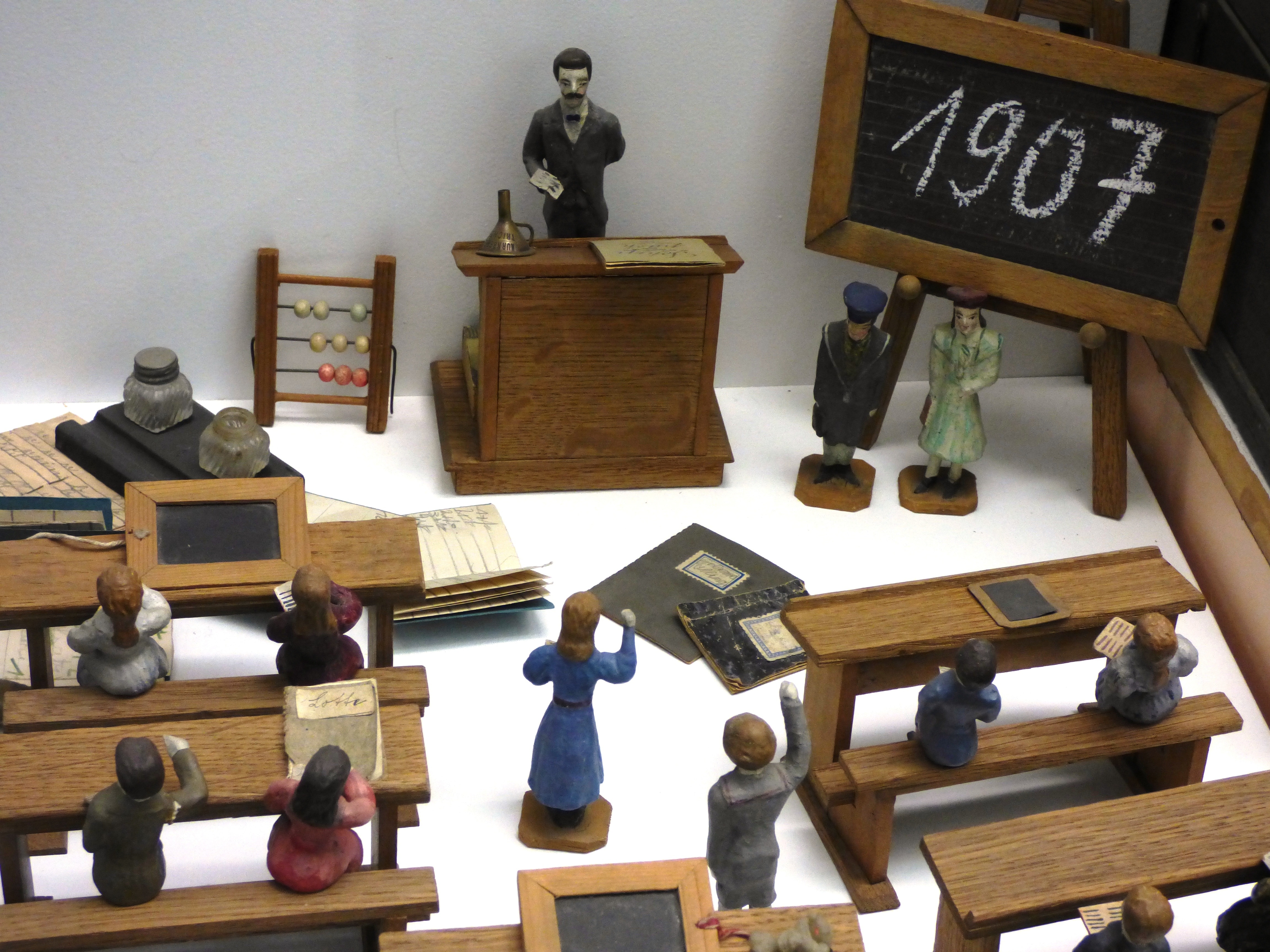 teacher and students miniature