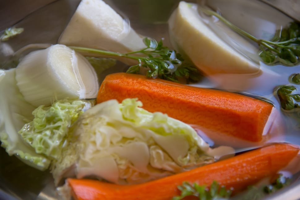 sliced carrots and cabbage preview