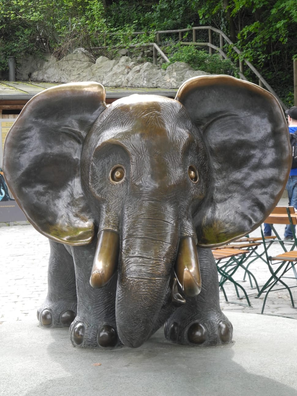 grey  elephant statue preview