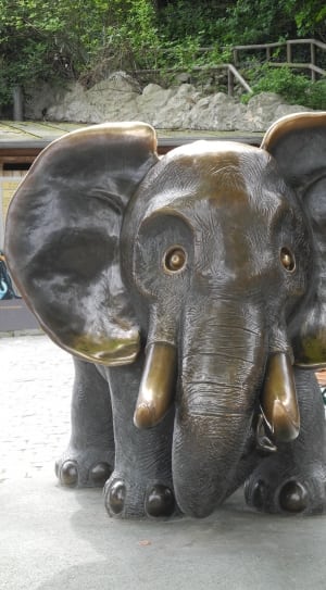 grey  elephant statue thumbnail