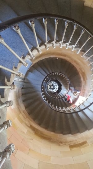 grey spiral staircase thumbnail