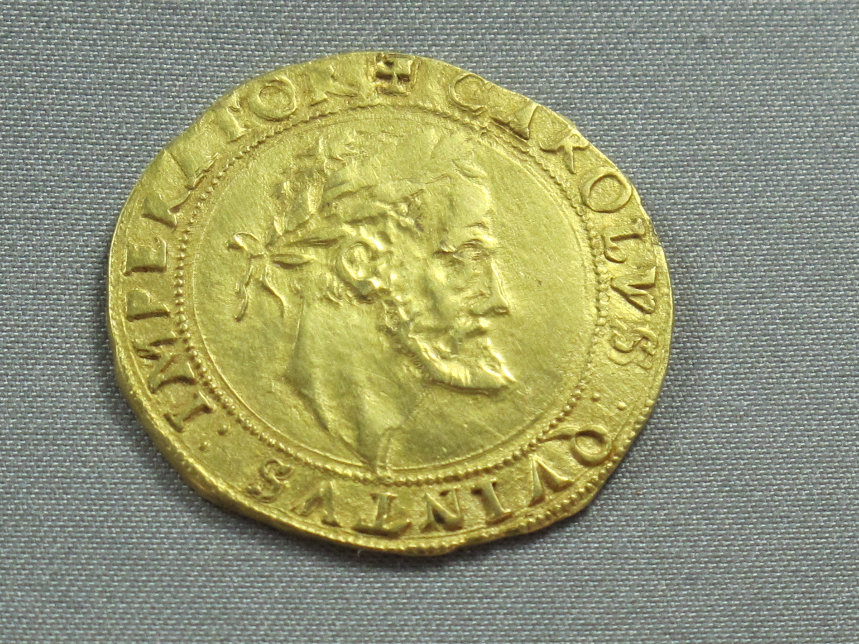 gold mane profile coin