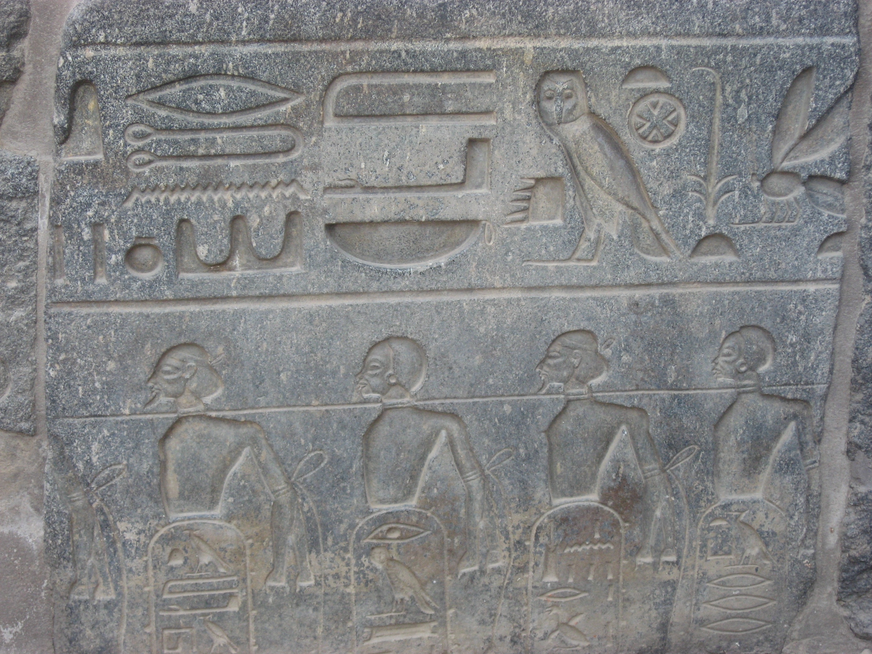 hieroglyphics stone tablet