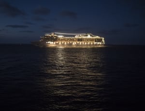 white and gray luxury cruise ship thumbnail