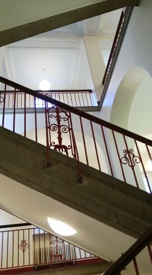 Person take a picture of stairs thumbnail