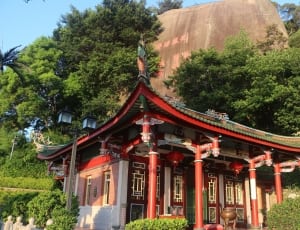 photo of Asian icon house and mountain rock thumbnail
