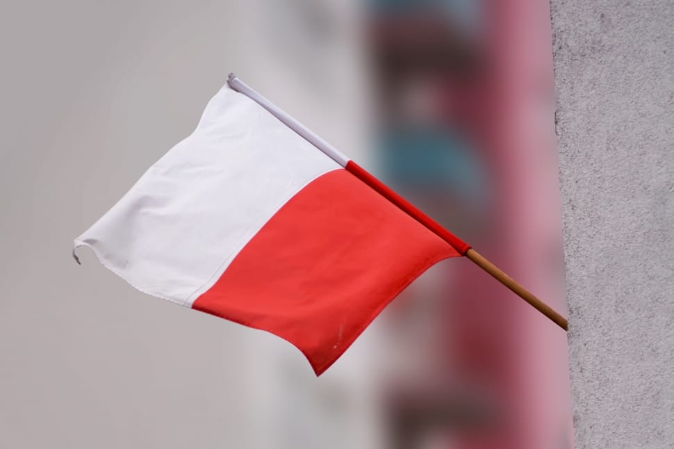 white and red stripe flag preview