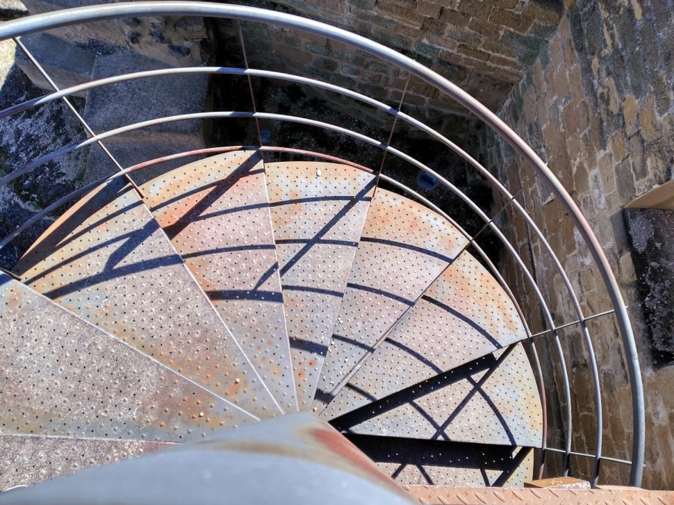 stainless steel spiral staircase preview