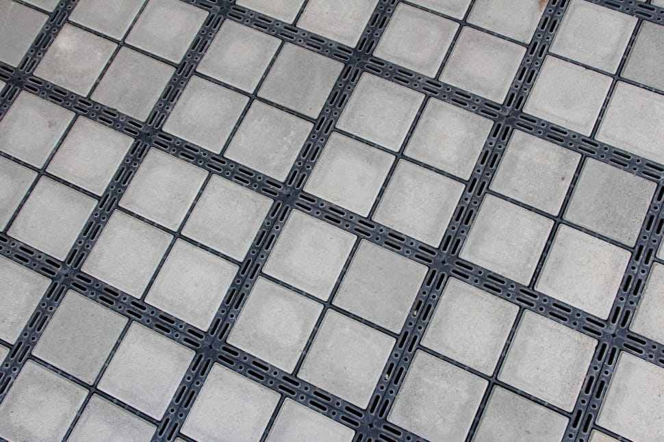 white and black floor tile free image - Peakpx