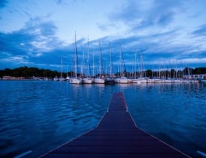 Sailboats, Boats, Porto, Sea, Sunset, cloud - sky, sky thumbnail