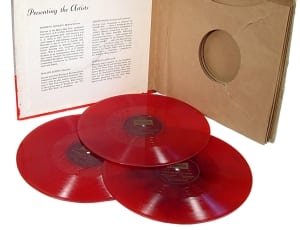 red vinyl records thumbnail