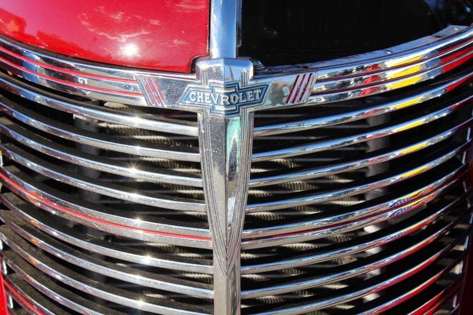 silver chevrolet car grille preview