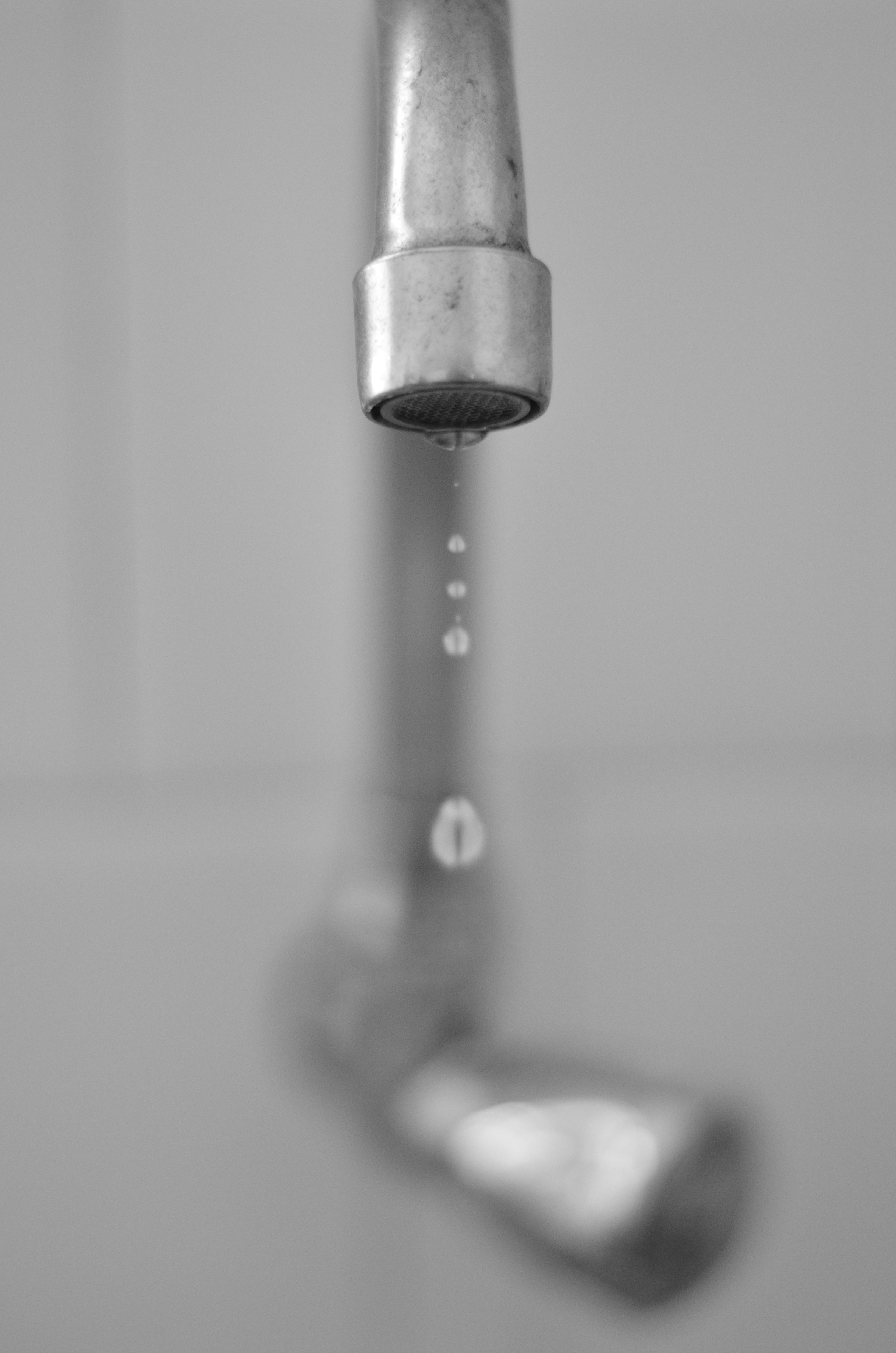 grey faucet