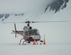 red and white helicopter thumbnail