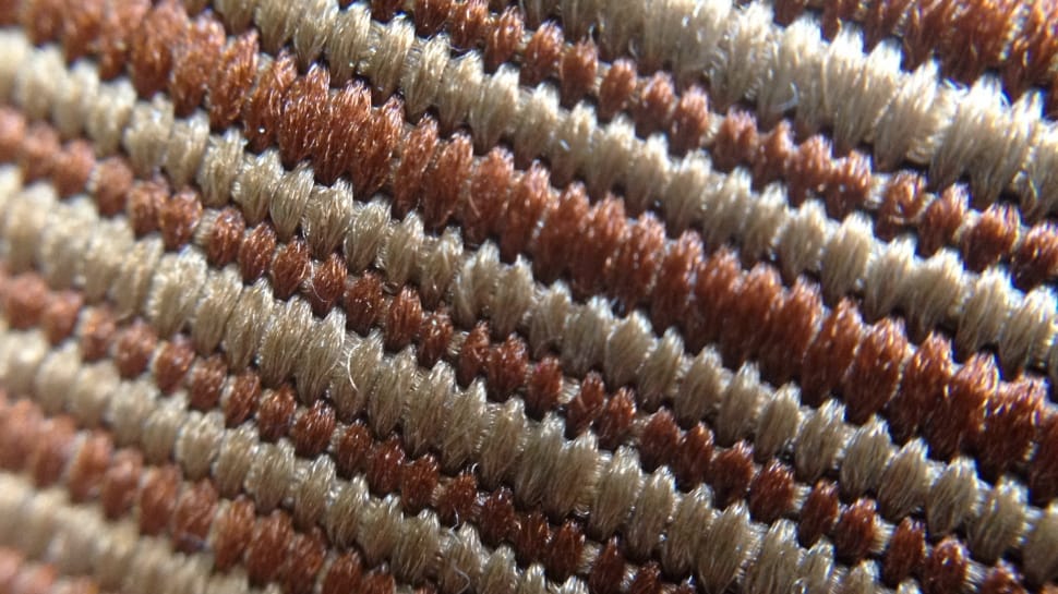 brown and gray knitted textile preview