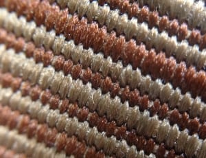 brown and gray knitted textile thumbnail