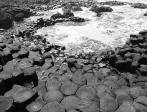 black and white photgraphy of body of water thumbnail