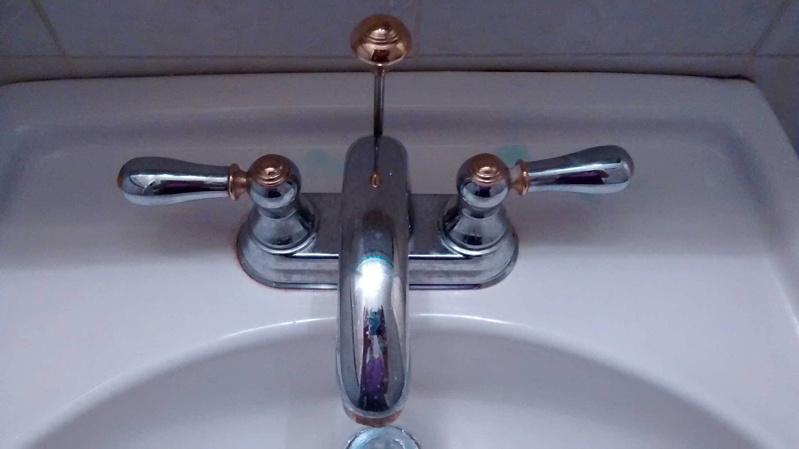 stainless steel twin faucet