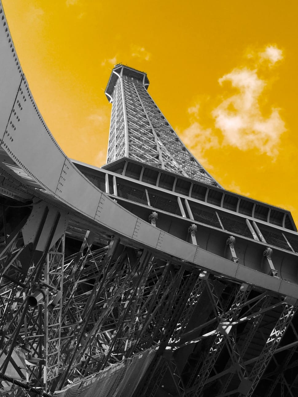 Eiffel tower low angle photography preview