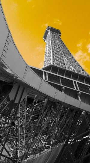 Eiffel tower low angle photography thumbnail