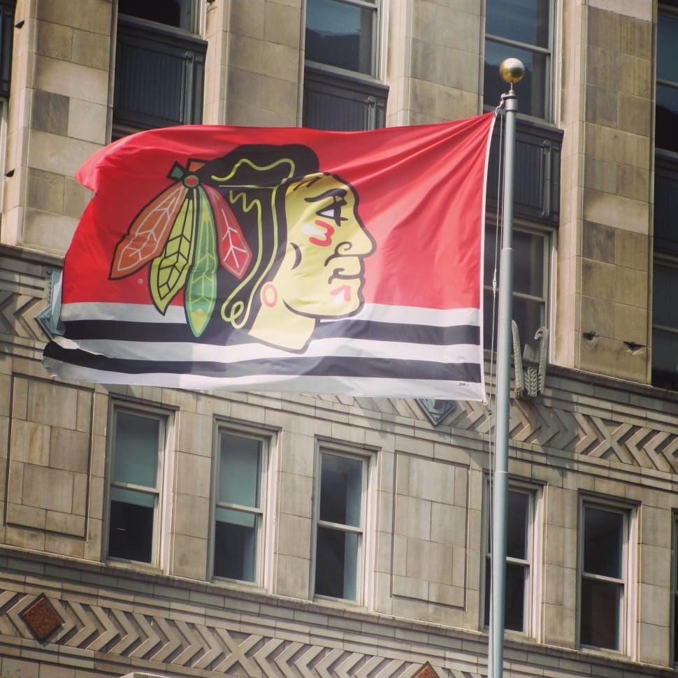 chicago black hawks flag preview