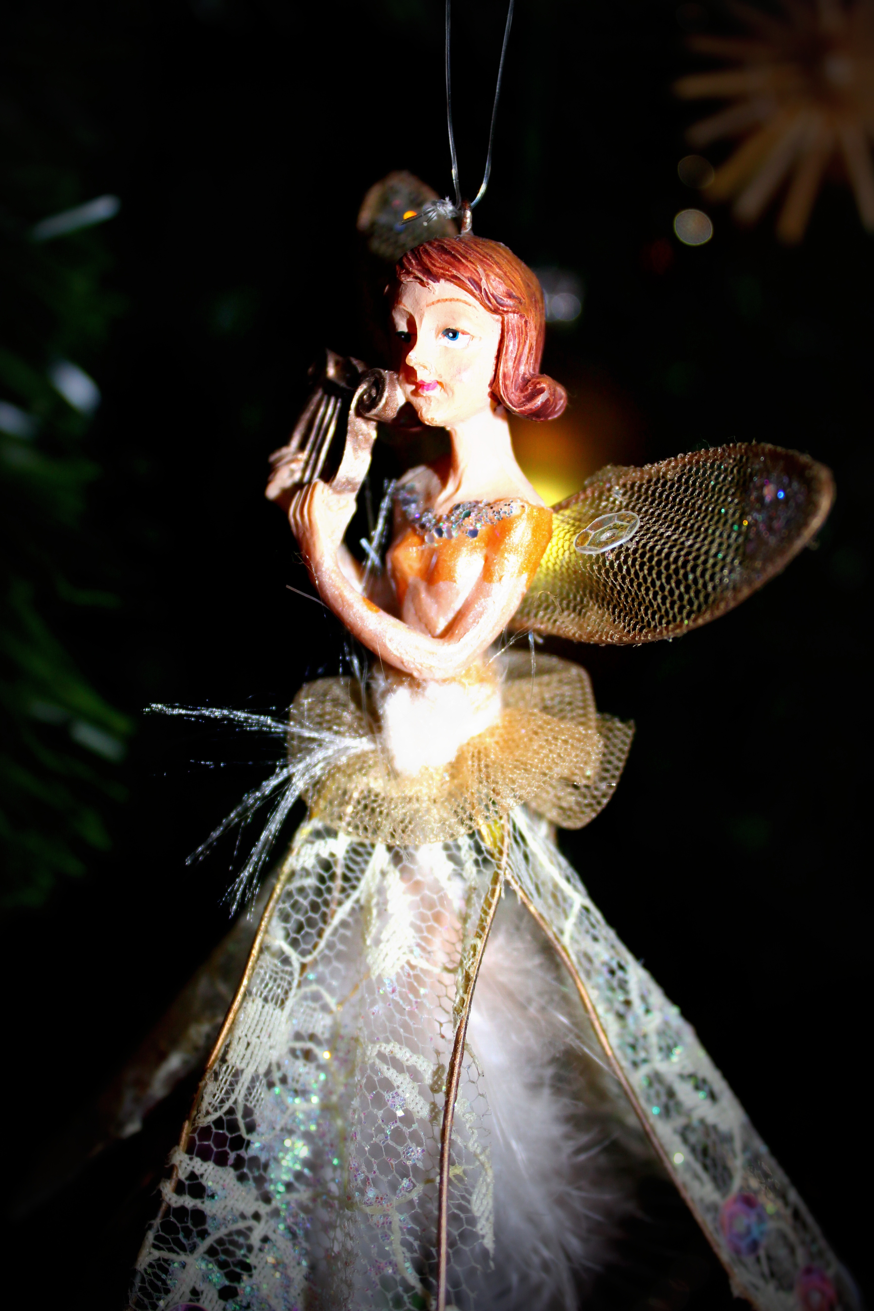 fairy ceramic ornament