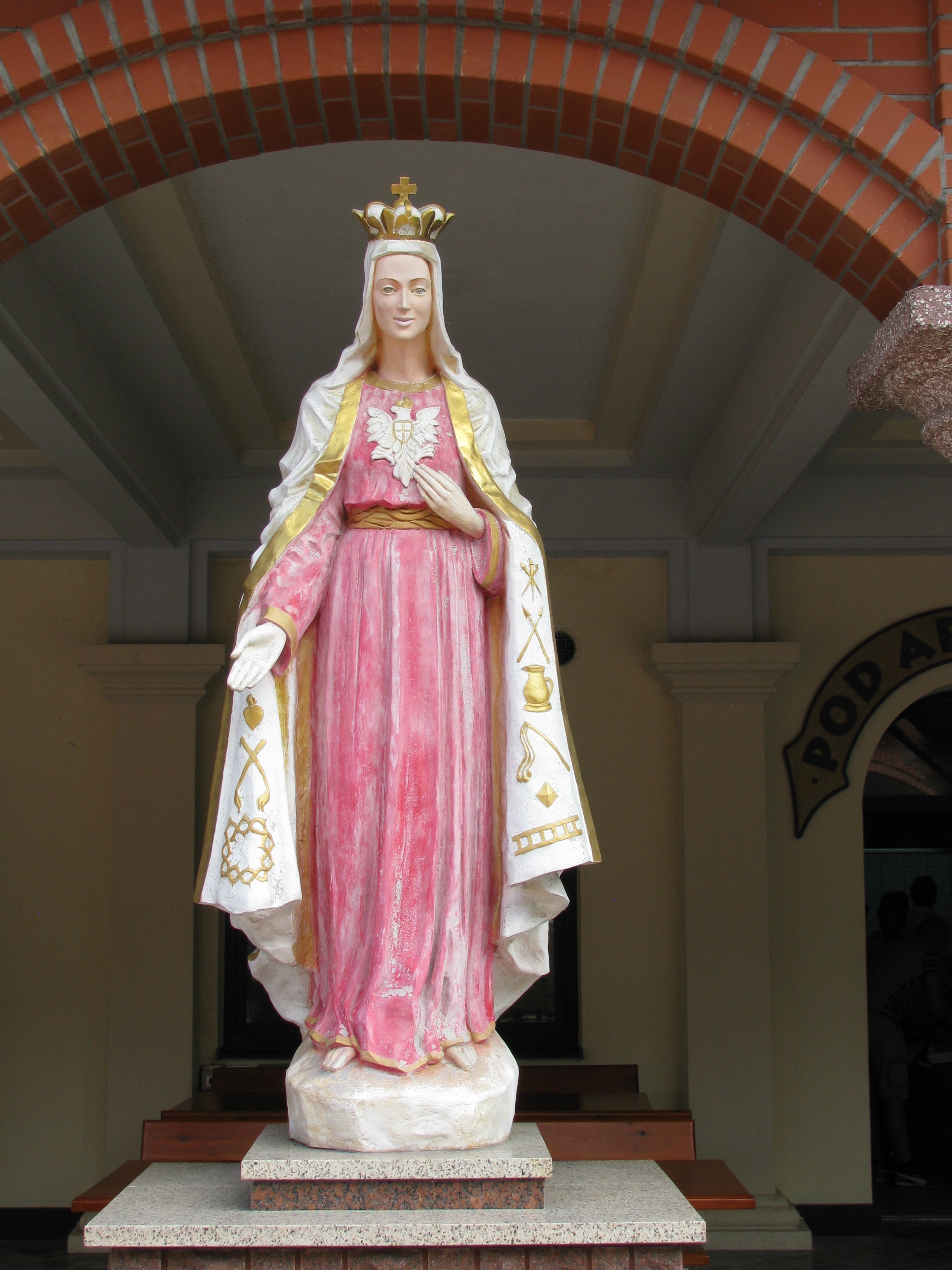 female religious statue
