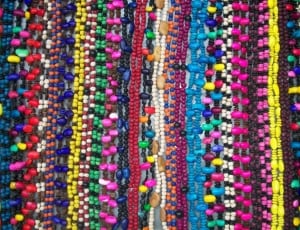 assorted beaded necklace lot thumbnail