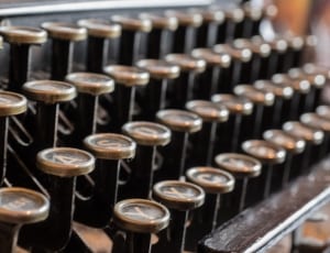 black and brown typewriter thumbnail