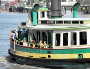 white yellow and green steam boat thumbnail