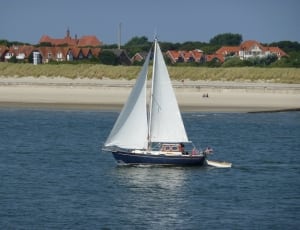 white and blue sail boat thumbnail
