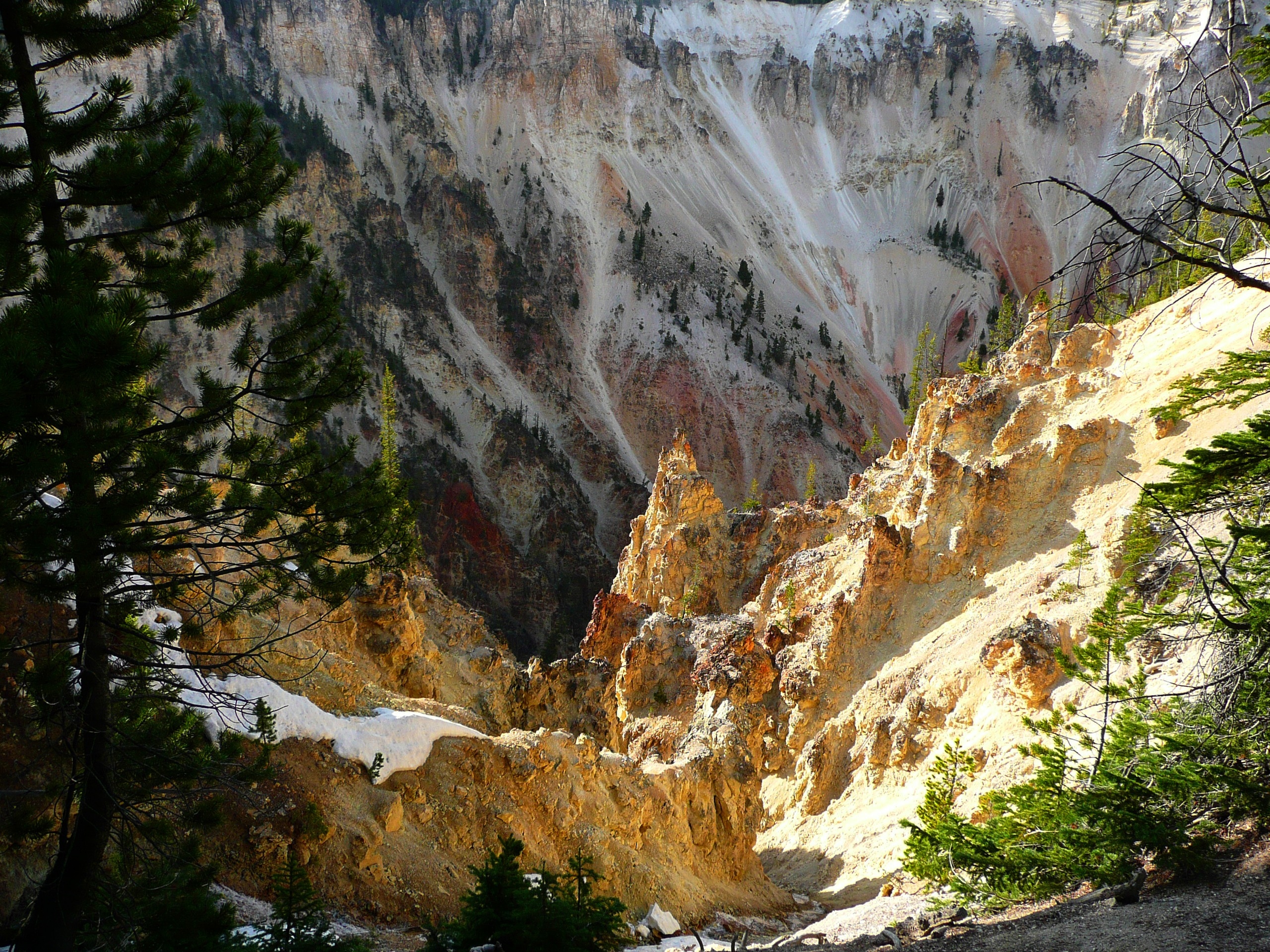 limestone covered mountain