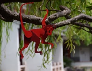 red metal monkey jointed cutout thumbnail