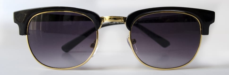 black clubmaster style sunglasses preview